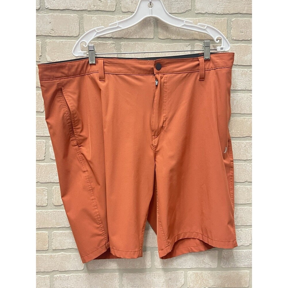 Hurley Mens Shorts orange Hybrid Size 40 Performance Golf Casual Stretch